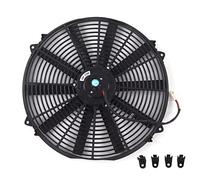Ventilador de refrigeración de radiador eléctrico, 16 pulgadas, Universal, delgado, Push Pull, alto rendimiento, 120W, 24V, 2250RPM, para coche, camión, RV, furgoneta, remolque