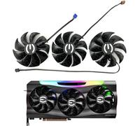 Ventilador de refrigeración de tarjeta gráfica PLD09220S12H de 87 mm de repuesto para EVGA GeForce RTX 3070 3080 TI 3090 FTW3 Ultra Gaming Cooler Fan
