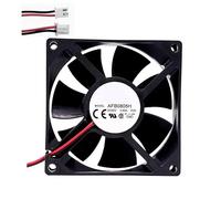 Ventilador de refrigeración Nuevo para Delta AFB0805H-F00 80 x 80 x 25 mm, 0,5 V CC, 0,65 A, 2 líneas