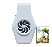 Ventilador de refrigeración para acuario - Mini ventilador para bandeja de tortuga acuática | Suministro USB con control de 2 velocidades | Enfriador silencioso para agua dulce salada | Radiador Burea