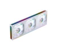 Ventilador de Refrigeración para Caja -360 ARGB de 12 cm, Ventilador de Bloque de Construcción Conectado, Ventilador de Chasis Silencioso PWM, Color