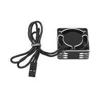 Ventilador de refrigeración para motor ESC RC, disipador de calor duradero y eficiente, 19000 rpm, para modelo de coche RC AXIAL (Plata)
