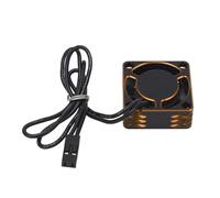 Ventilador de refrigeración para motor ESC RC, disipador de calor duradero y eficiente, 19000 rpm, para modelo de coche RC AXIAL (Oro)