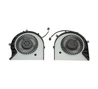 Ventilador de refrigeración para portátil, CC 12 V, 0,4 A, aleación de aluminio, peso ligero, ventilador de refrigeración de 4 pines para FZ63VM, FX63VM, GL503VM, GL703VM y (CPU y GPU)