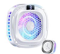 Ventilador de refrigeración para teléfono - ABS y PCB, disipador de calor magnético 10 W silencioso y control de 3 niveles | Enfriador de teléfono móvil con reductor de temperatura de luz RGB, disipad