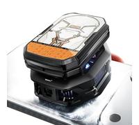 Ventilador de refrigeración para teléfono móvil - Base de refrigeración magnética para enfriar - Radiador de teléfono móvil recargable - Para el lugar de trabajo, la mesita de noche, el hogar, el lado