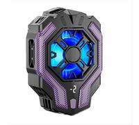 Ventilador de refrigeración para teléfono móvil con pantalla digital F18, clip trasero para juego C