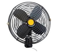 Ventilador de refrigeración para vehículos con aspas de metal, 2 velocidades, ahorro de energía, ventilador para automóviles, camiones, con tecnología de reducción de ruido, ventilación para barcos