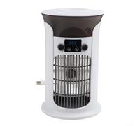 Ventilador de refrigeración portátil con niebla humidificadora para un flujo de aire frío continuo, tanque de agua grande de 880 ml, velocidades de ventilador ajustables y funcionamiento silencioso