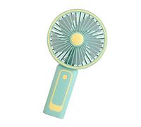 Ventilador de refrigeración portátil recargable de 3 velocidades para oficinas, viajes, camping al aire libre, duradero, bajo ruido, pequeño
