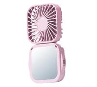 Ventilador de refrigeración portátil silencioso para coche con tres opciones de velocidad del viento, estilo de cuello colgante para un fácil posicionamiento, proporcionando un mejor flujo de aire