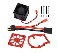 Ventilador de refrigeración RC Aleación de aluminio 21000 Rpm Disipador térmico de motor RC Ventilador de refrigeración de alta velocidad 8 12 V para 1/8 4WD SLEDGE TRUCK 950764 (Día)