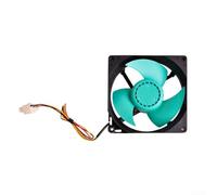 Ventilador de refrigeración silencioso de 12 V de tres cables para una mejor circulación del aire compatible con modelos GW12E12MSIGB/DC12538/DC9232 en verde o negro (A)