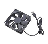 Ventilador de refrigeración sin escobillas de 92 mm, 5 V, USB, funda de refrigeración de bajo ruido, piezas de repuesto para receptor de escritorio de PC