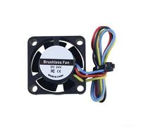 Ventilador de refrigeración sin escobillas de doble bola 24v 2510 para Snapmaker U1 para impresora 3D, sistema de extremo caliente, funcionamiento silencioso, unidad negra de larga duración