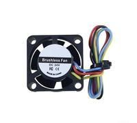 Ventilador de refrigeración sin escobillas de doble bola de 24 V para Snapmaker U1, flujo de aire compacto de extremo caliente con carcasa ABS, pieza de repuesto de motor CC silencioso