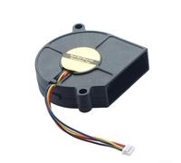 Ventilador de refrigeración sin escobillas, para Ender 5M Pro, ventilador turbo 5015 con rodamiento de bolas dual de 24 V, soplador de cabeza extrusora de alto flujo de aire, para piezas de impresora