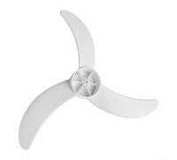 Ventilador de repuesto de 18 pulgadas para ventiladores eléctricos, hélice de plástico de 3 hojas con orificio de 8 mm, material de polipropileno ligero para un flujo de aire silencioso, compatible