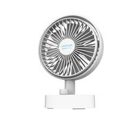 Ventilador de sobremesa cecotec energysilence 2000 portable desk inclinación ajustable blanco ø15 cm