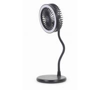VENTILADOR DE SOBREMESA CON LAMPARA Y CARGADOR INALAMBRICO