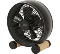 Ventilador de sobremesa de diseño con pies de madera H x A x P 290 x 260 x 140 mm