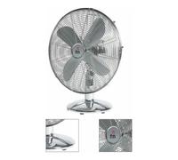 Ventilador de sobremesa FM SM-140 - 40 cm, oscilante, cromado