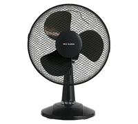 Ventilador de sobremesa Hawai (Negro, 30 cm)