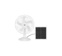 Ledme 309563 Ventilador de Mesa Solar 20W Blanco