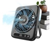 Ventilador de sobremesa ventilador de escritorio USB con refrigeración | Ventiladores de escritorio recargables inalámbricos de refrigeración silenciosa, ventilador de mesa pequeño portátil