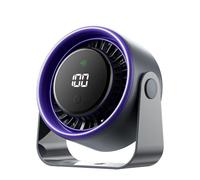 Ventilador de Sobremesa Vention PBJH0 10W 3 Velocidades Batería 3000mAh USB Tipo C Display Digital