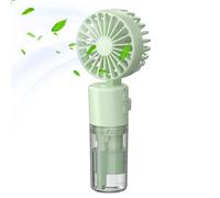 Ventilador de spray Handheld: señor recargable, refrigerador plegable, potencia compacta, USB operado | Dispositivo de niebla de hidratación personal para superar el calor de verano con la función de