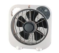 Ventilador de Suelo FM Calefacción BF-35 50W 3 Velocidades Temporizador Rejilla Protectora