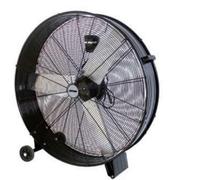 VENTILADOR DE SUELO INDUSTRIAL 360W CON 3 ASPAS COLOR NEGRO ZDM90CM