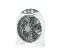 Orbegozo Ventilador de suelo BF 1030 45 W 3 velocidades 30 cm temporizador 2 h antivuelco asa blanco