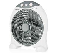 Orbegozo Ventilador de suelo BF 1030 45 W 3 velocidades 30 cm temporizador 2 h antivuelco asa blanco