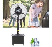 Ventilador De Suelo Silencioso, Ventiladores Industriales Impermeables De Alta Resistencia, Ventilador Nebulizador Portátil Tipo Cubo Para Exteriores, Patios, Para Pesca/Viajes/Fiestas En El Jardín/G