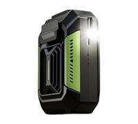 Ventilador de tamaño recargable, ventilador de tamaño USB - Ventilador de refrigeración USB portátil para exteriores para tamaño - Ventilador de viento fuerte y de bajo ruido, con un largo tiempo de