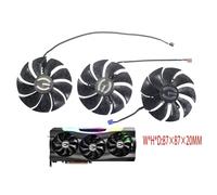 Ventilador De Tarjeta Gráfica De 87 Mm PLD09220S12H T129215SU DC12V 0.55A 4 Pines, Compatible Con Refrigeradores De GPU EVGA RTX 3070, 3080 Ti Y 3090 FTW3 ULTRA GAMING, Accesorios(1 set)