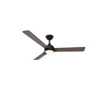 Ventilador de techo 32W con LED 24W Negro/Madera Oscuro Reversible Ø132 cm Phil