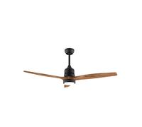 Cecotec Ventilador de Techo con Luz EnergySilence Aero 5275 DarkWood. 40W y 52" con motor DC, Mando a distancia, luz LED doble altura, Temporizador, modo winter-summer