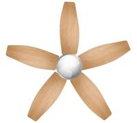 Cecotec Ventilador de Techo con Luz EnergySilence Aero 495. 55 W, Diámetro 42” con 5 Aspas Reversibles, Luz LED, Mando a Distancia, Temporizador hasta 8h, 3 Velocidades