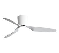 Ventilador de techo, abrila kochi dc blanco con luz led 18w, 3 aspas,
