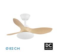 Ventilador de techo abrila paramo para interior doméstico, motor dc,