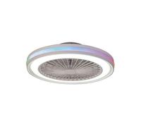 Ventilador de techo acrilico color blanco serie gamer 47cm