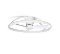 Ventilador de techo acrilico color blanco serie nepal mini 74cm