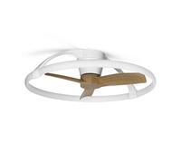 Ventilador de techo acrilico color blanco serie nepal mini 74cm