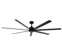 Ventilador De Techo Ahorra Energía Con Control Remoto 183 cm Atlanta Negro DC