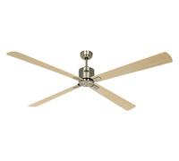 Ventilador De Techo Ahorra Energía Fan De Latón ECO NEO III 180 Cm Haya Arce