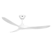 Ventilador De Techo Ahorro Energía CasaFan Eco Genuino Blanco 152 cm Con Mando