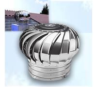 Ventilador de techo automático y silencioso, turbina eólica de techo de 10 pulgadas, ventilación de techo de acero inoxidable 304, ventilador de ático para chimeneas, fábricas, granjas, tapa de